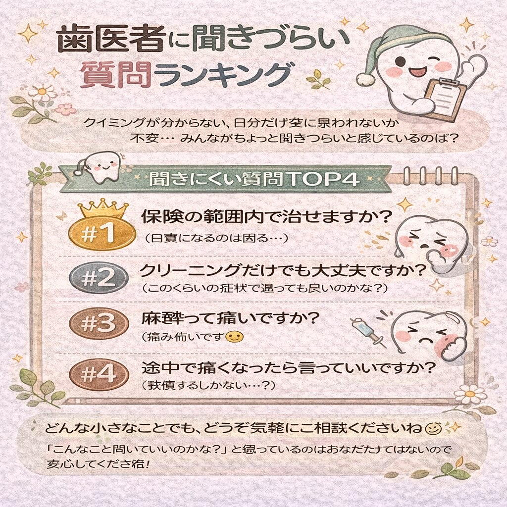 「こんなこと聞いていいのかな…？」