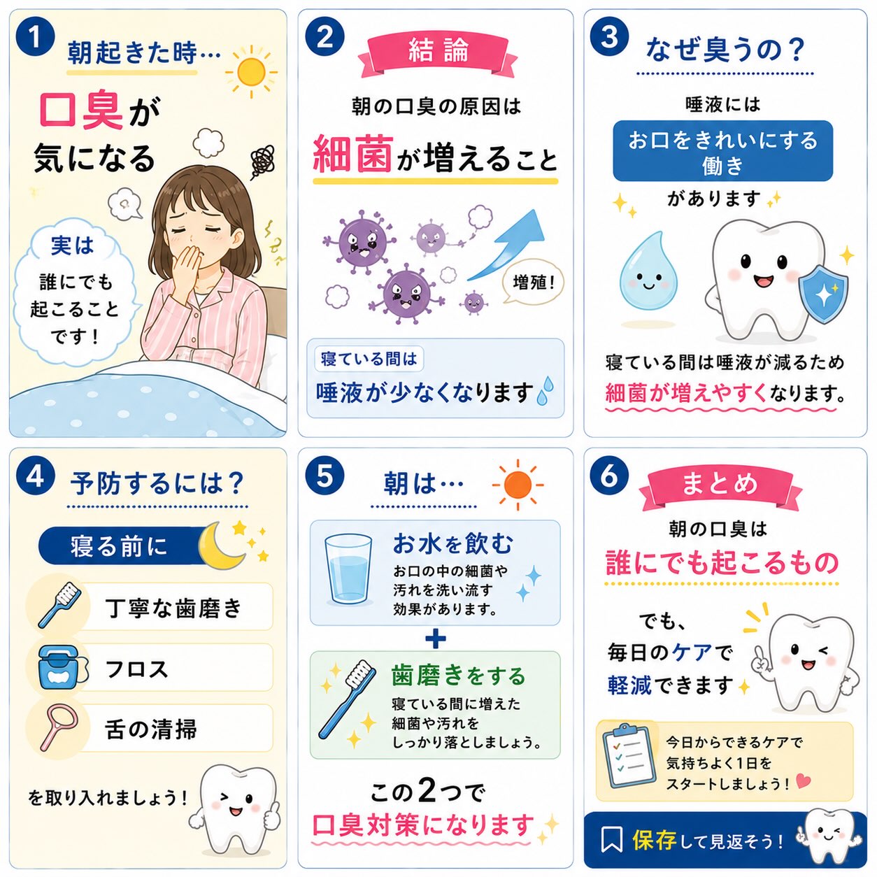 「朝起きたとき、口臭が気になる…‍」