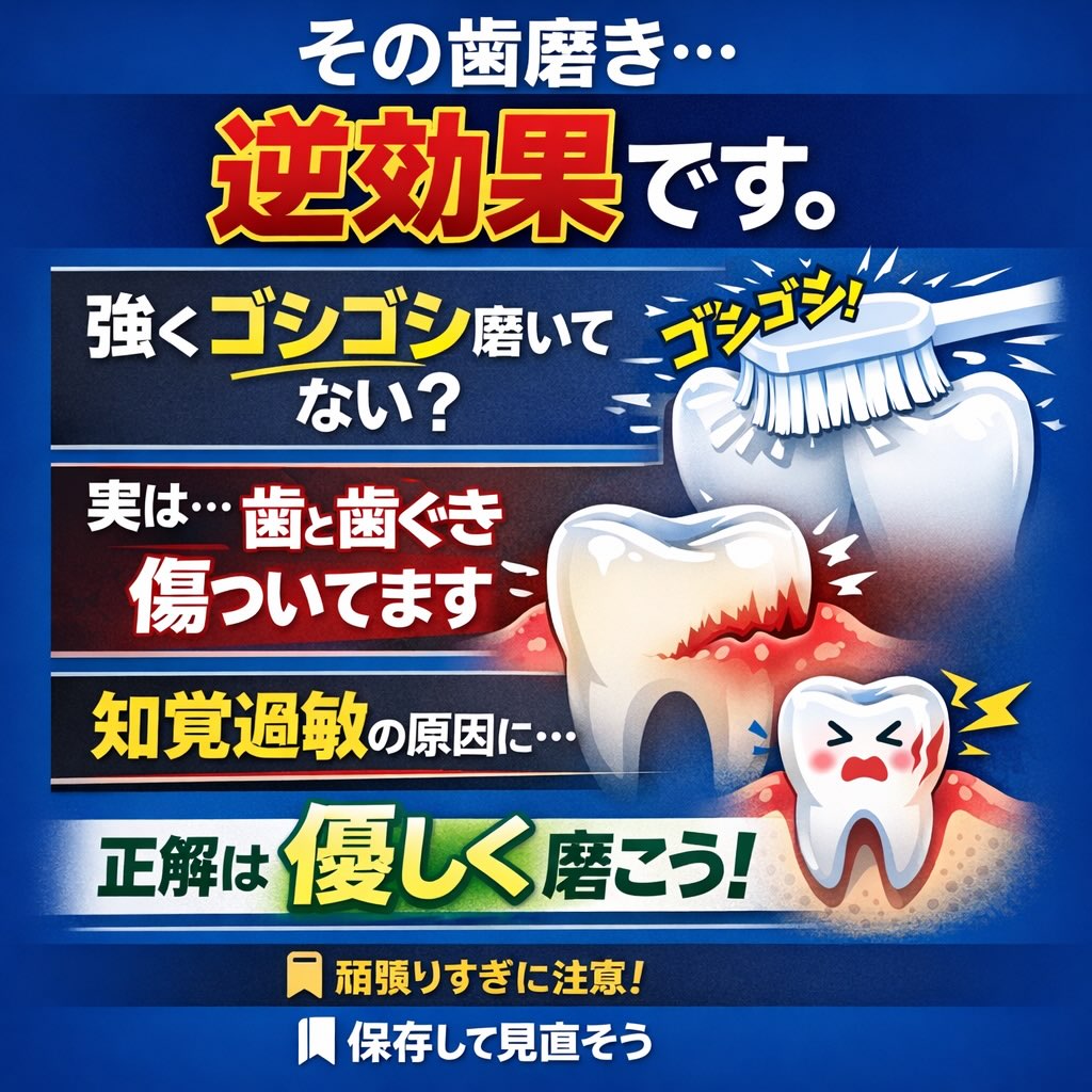 「ちゃんと磨いてるのに…」