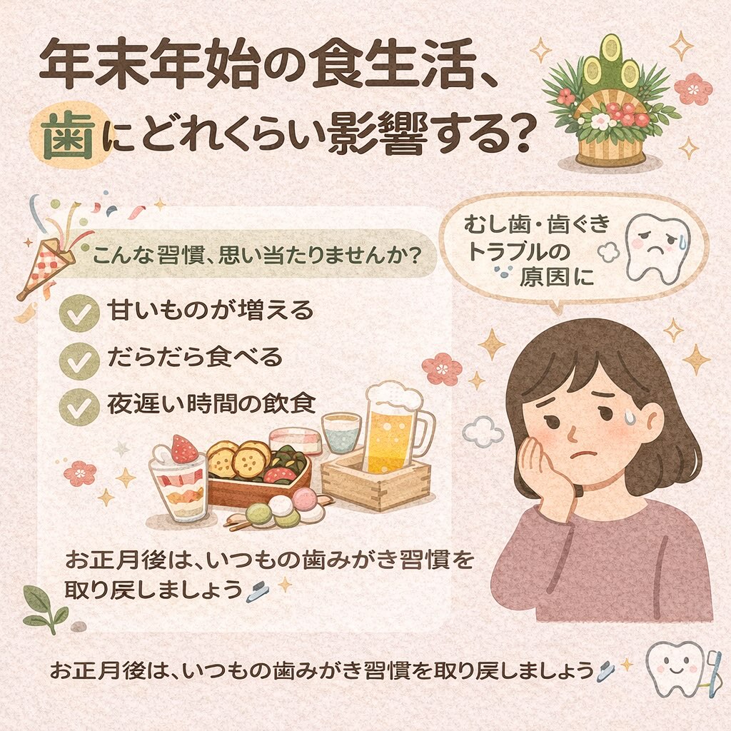 年末年始、いつもより食べる回数が増えませんでしたか？
